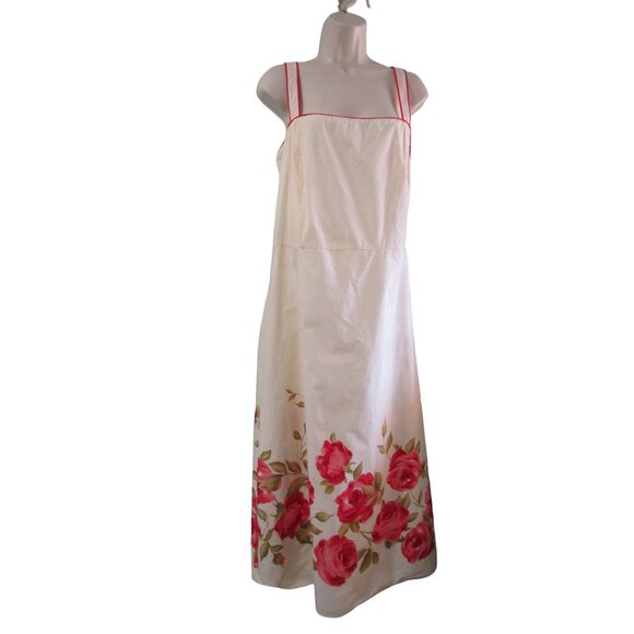 Jessica Howard Woman 22W Rose Sundress Boned Bodice Fully Lined EUC - Picture 6 of 16